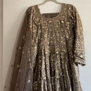 Beautiful sequined Anarkali outfit size 40